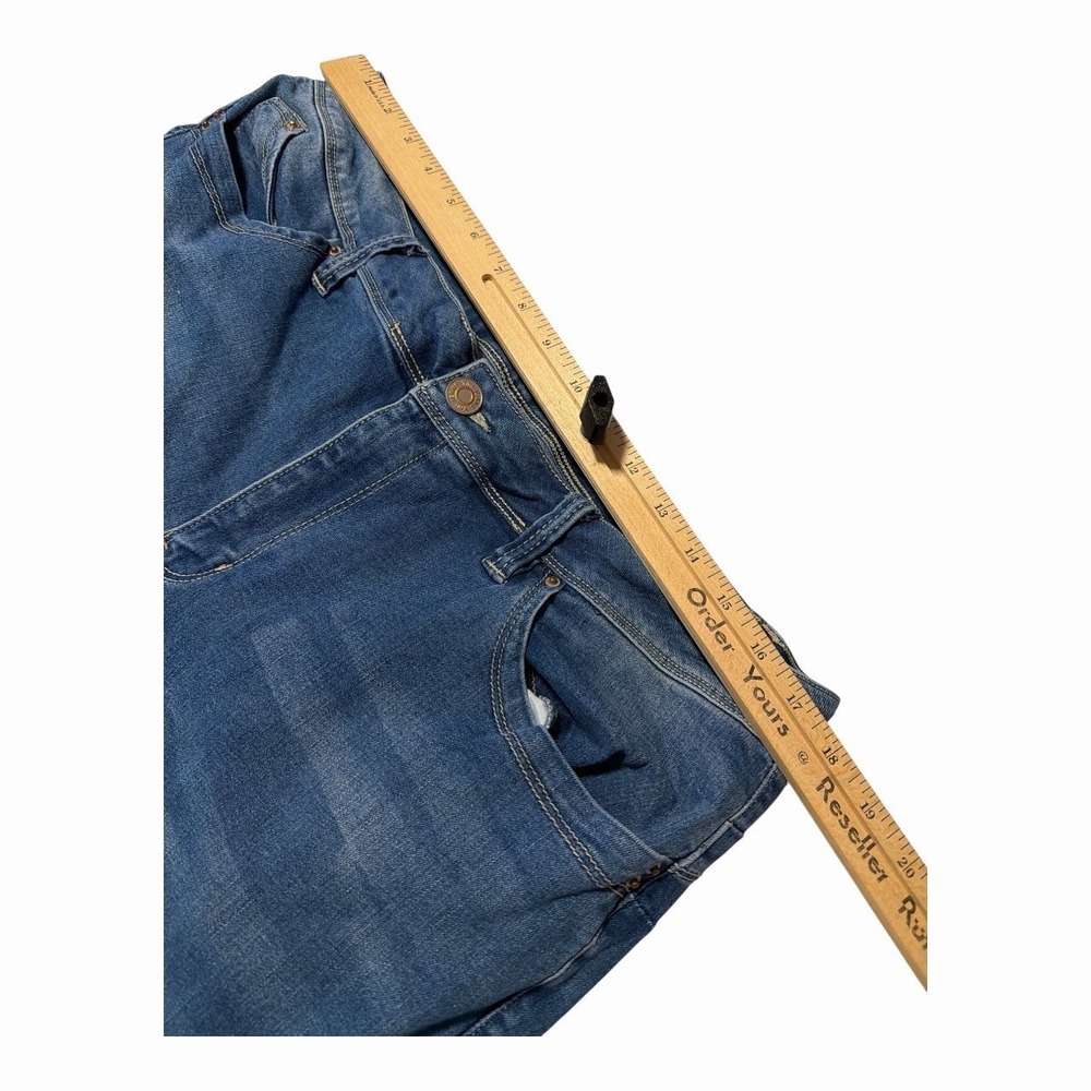 YMI Wanna Betta Butt? High Rise Flare Jeans Size 18 Medium Wash Stretch Denim - Picture 5 of 7